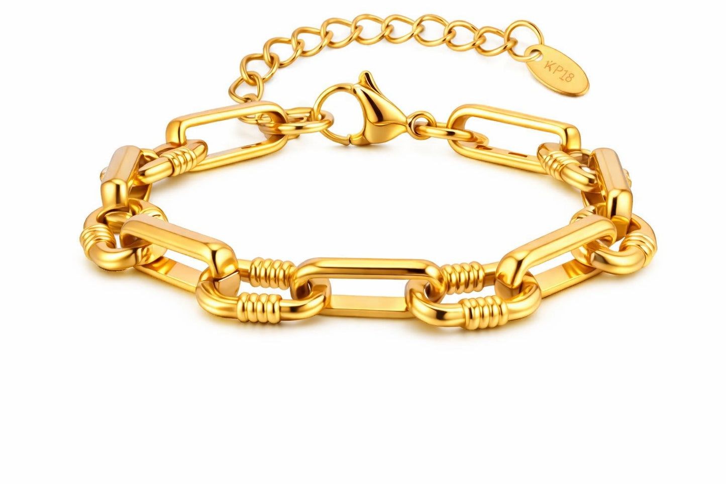 Atlas Link Gold Bracelet