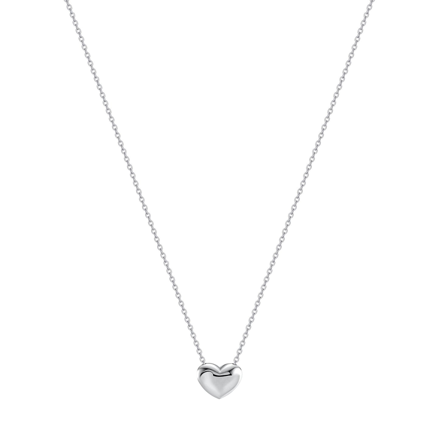 Eterna Heart Necklace 925 Sterling Silver