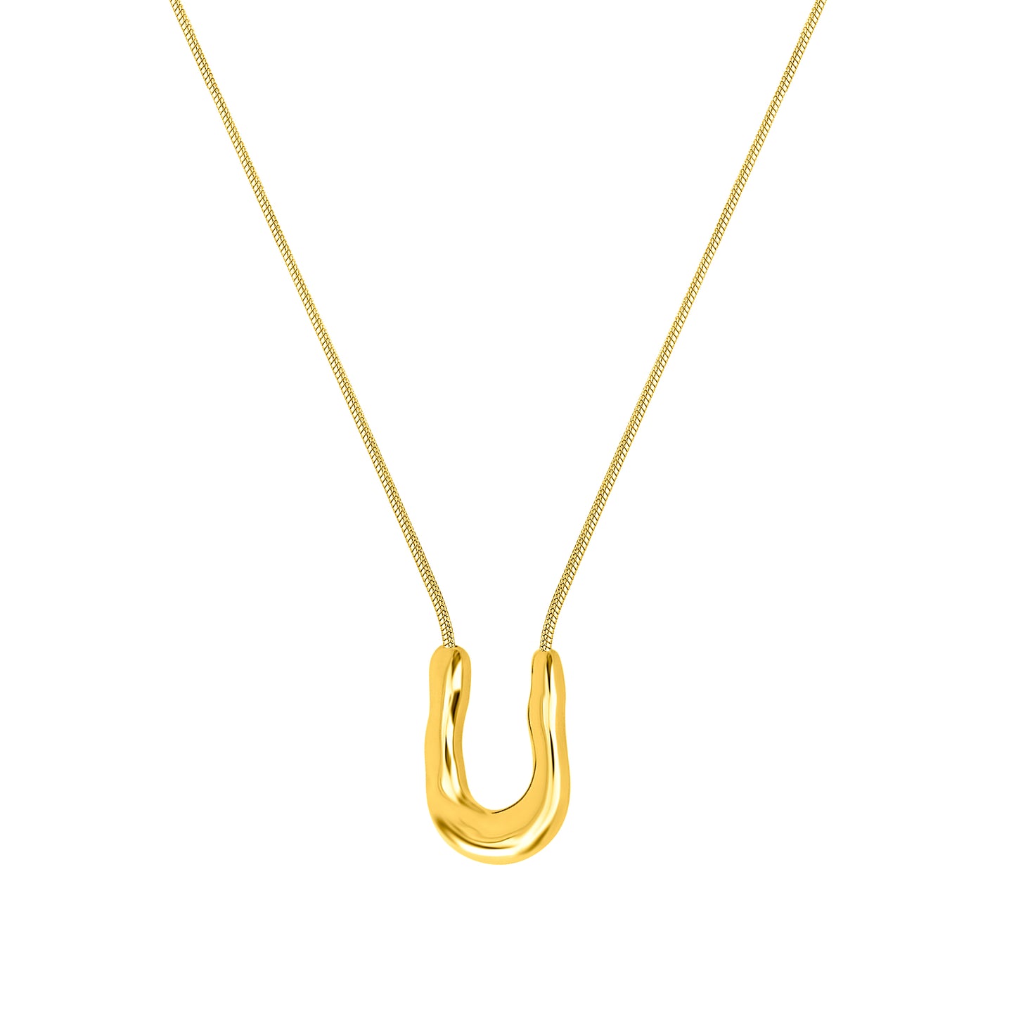 Haven U Necklace Gold