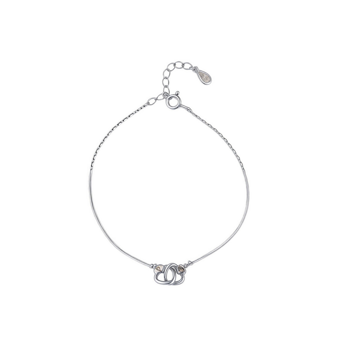 Infinity Link Bracelet 925 Sterling Silver