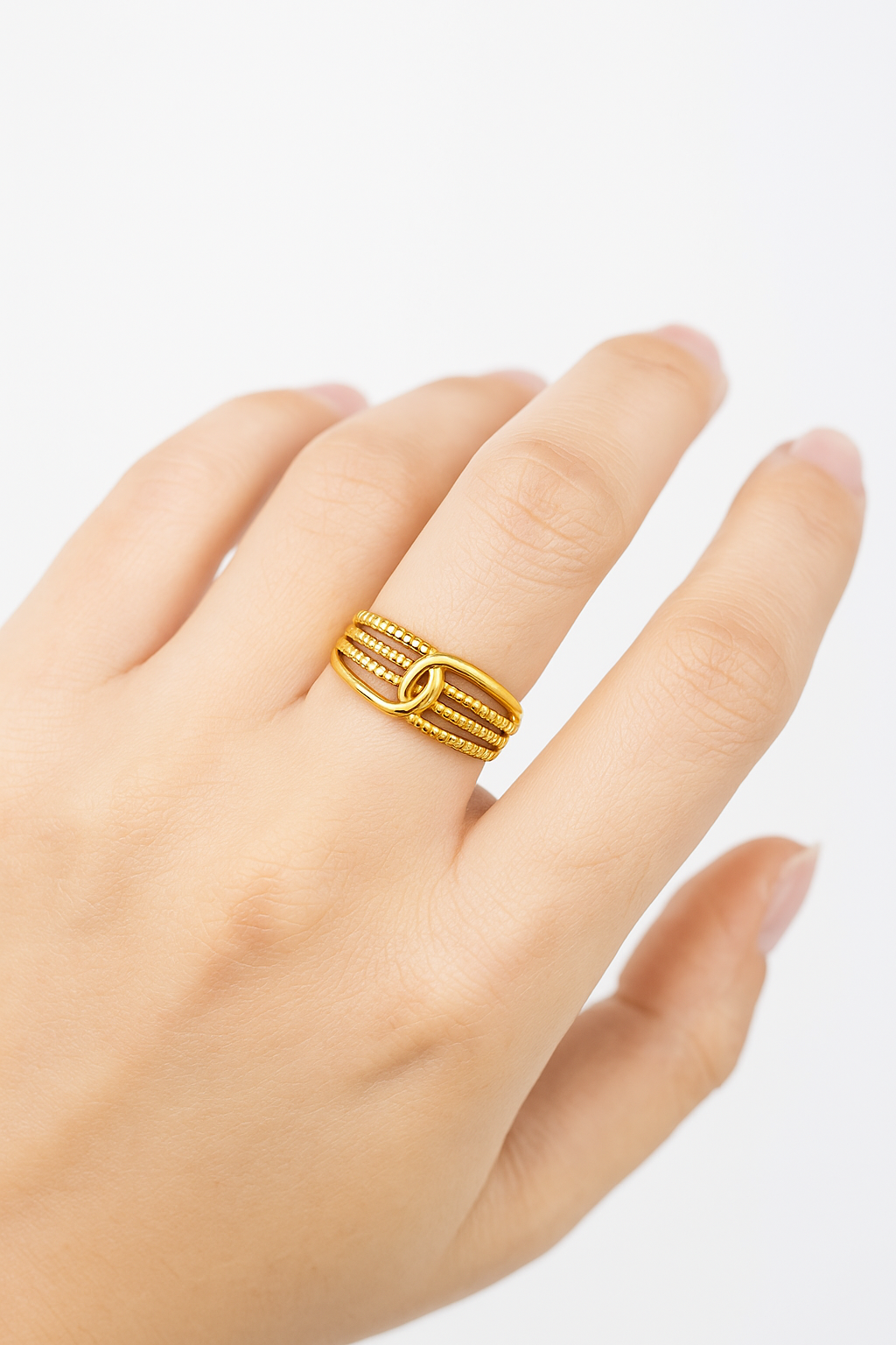Linea Open Ring Gold