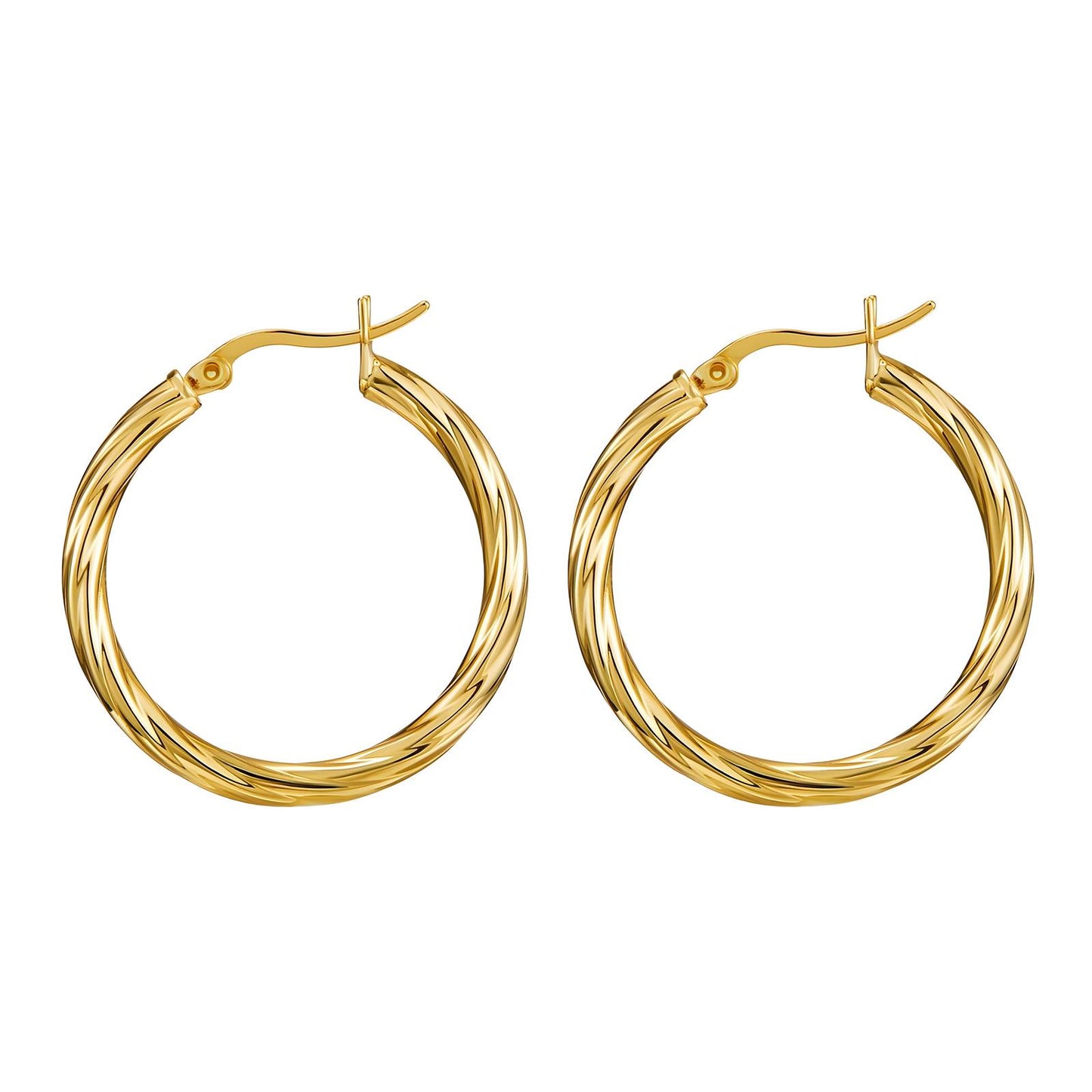 Lustre Hoops Gold