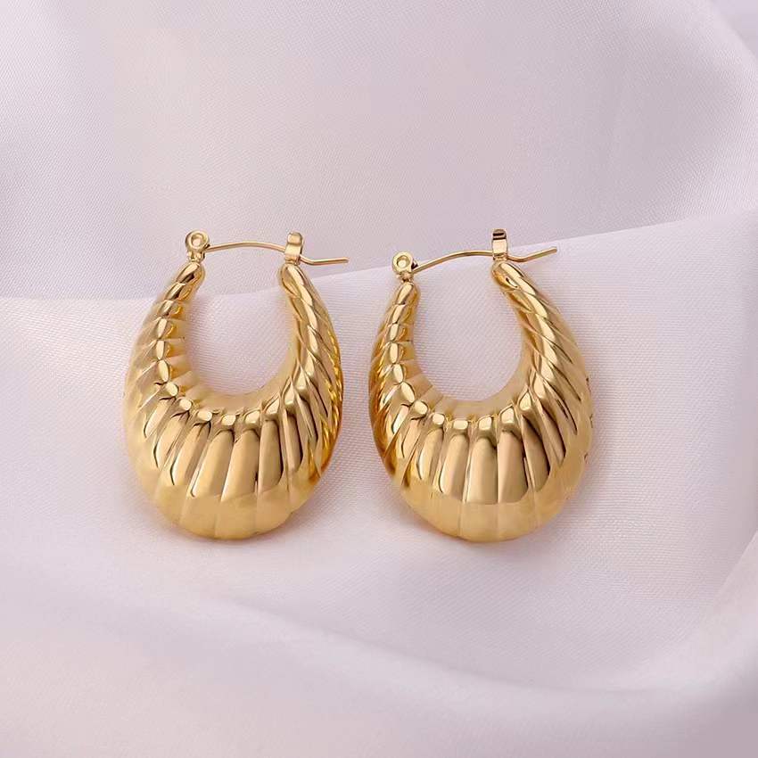 Regal Crescent Hoops Gold