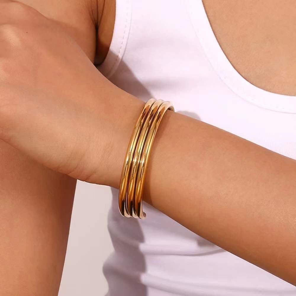 Trinity Luxe Cuff Gold
