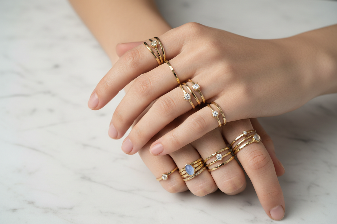 Everyday Elegance: The Art of Stacking Rings