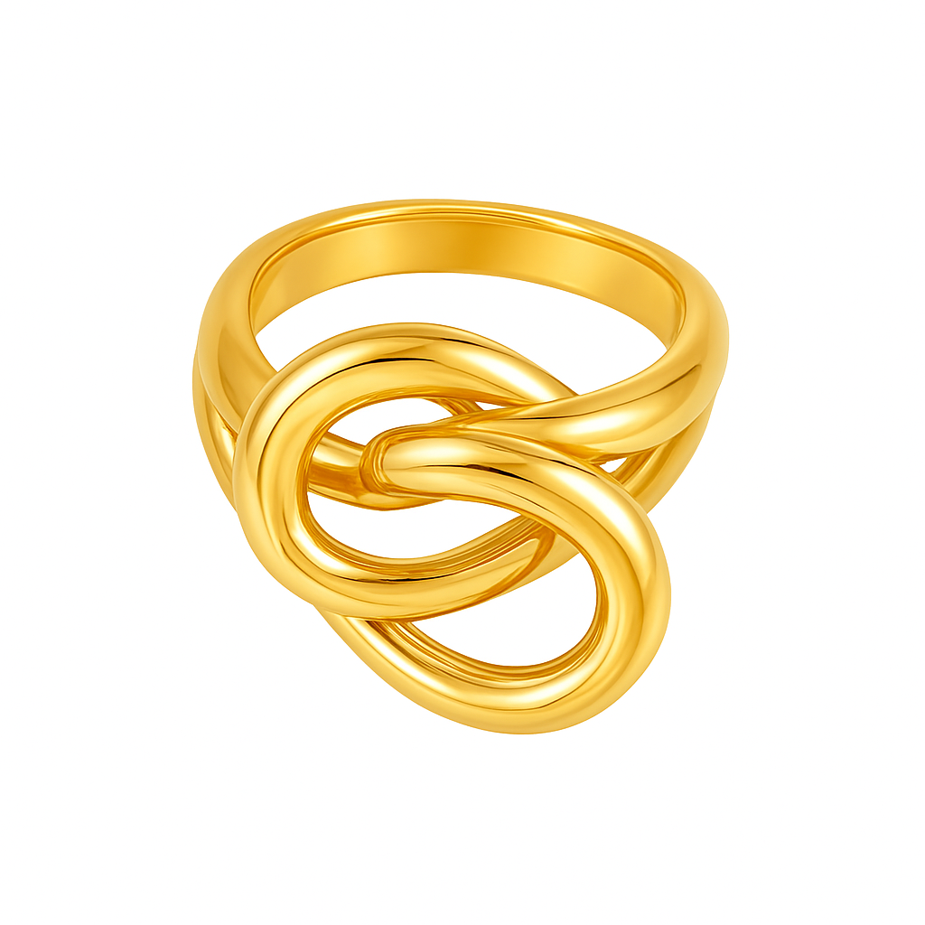 Amara gold note ring