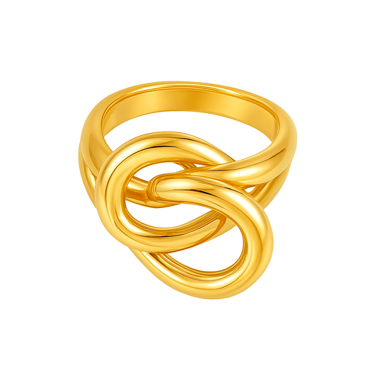 Amara gold note ring