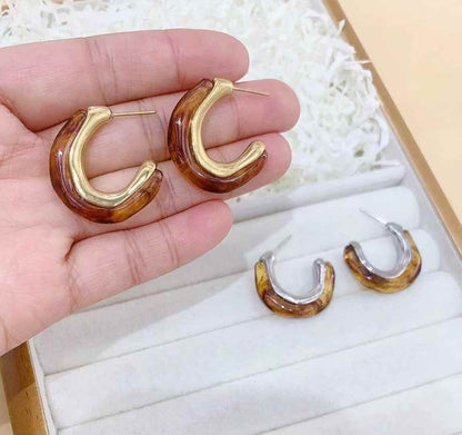 Amber Resin Hoop