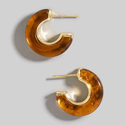 Amber Resin Hoop
