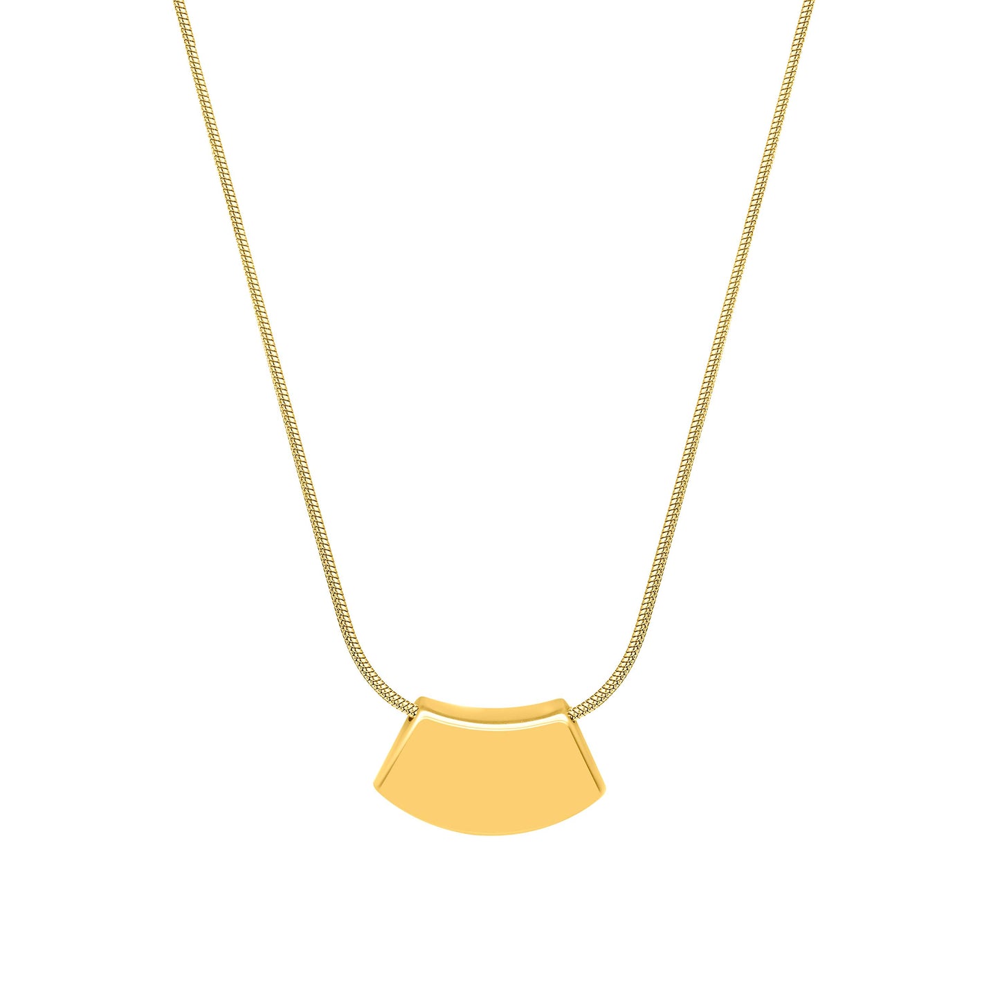 Arcus Pendant Necklace Gold