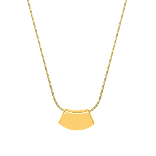 Arcus Pendant Necklace Gold