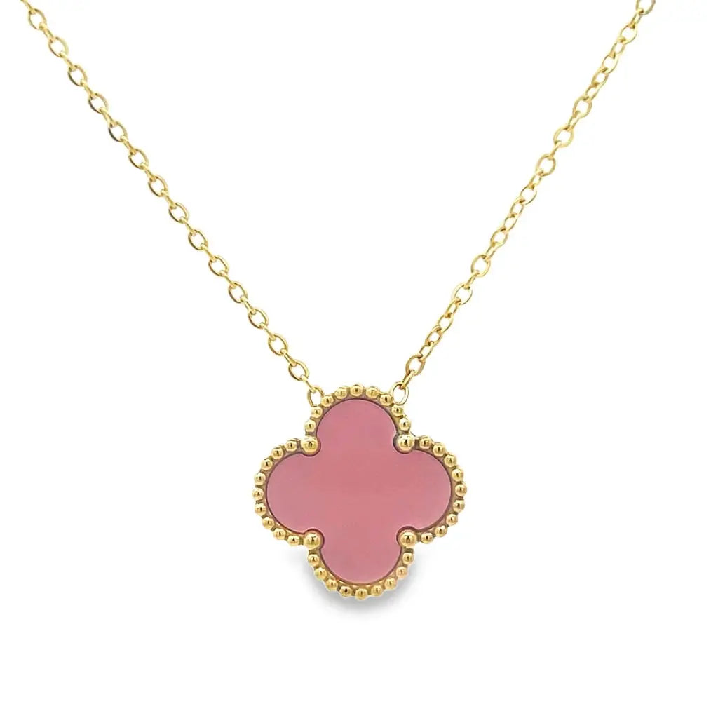 Aura Clover Necklace