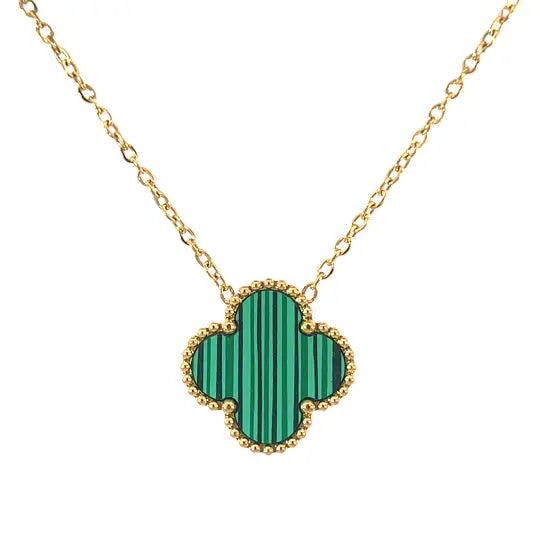 Aura Clover Necklace
