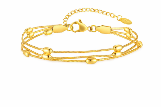 Aura Layer Bracelet Gold