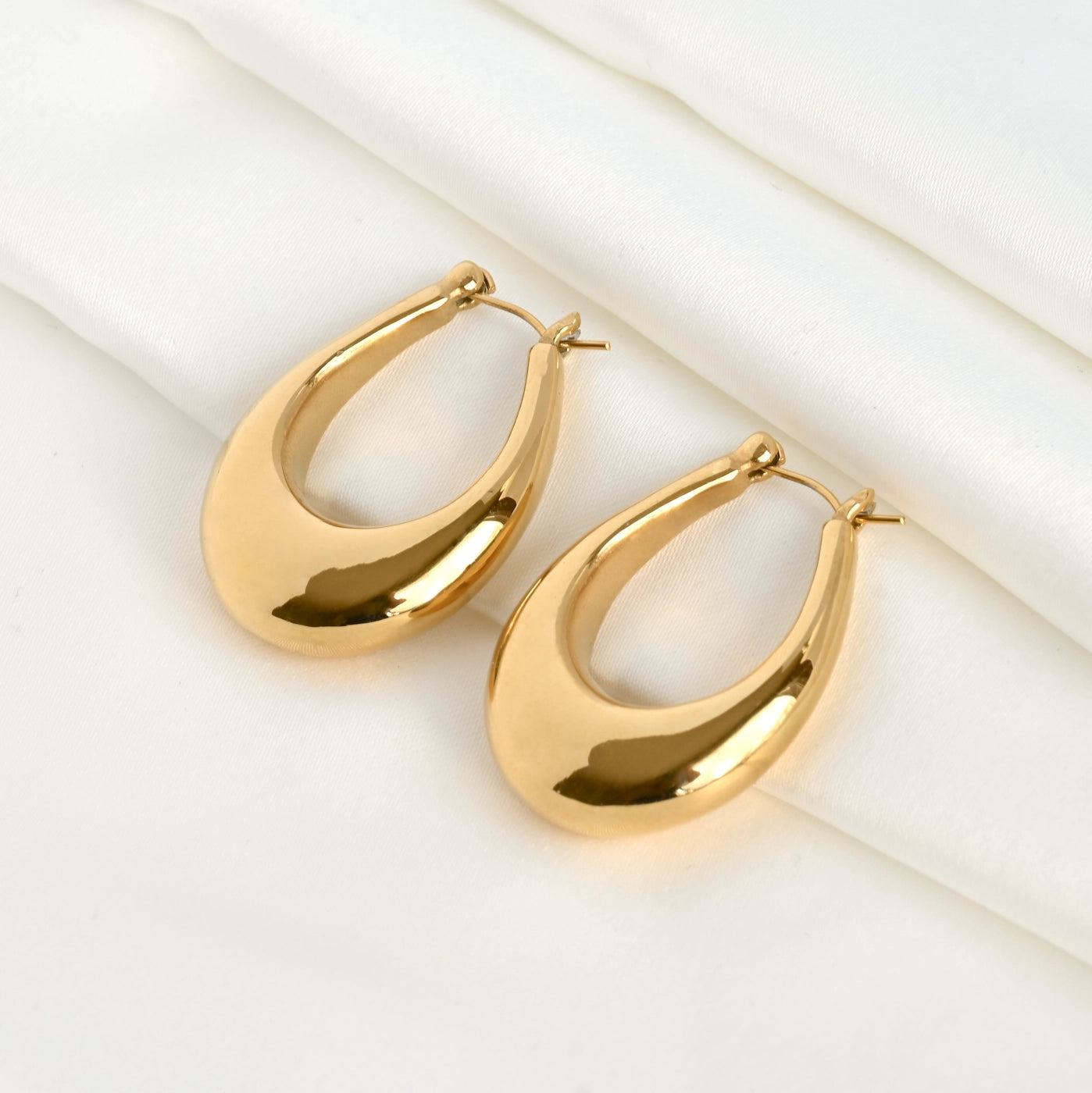 Aurea Drops Hoop Gold