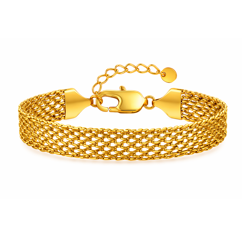 Aura Mesh Bracelet Gold
