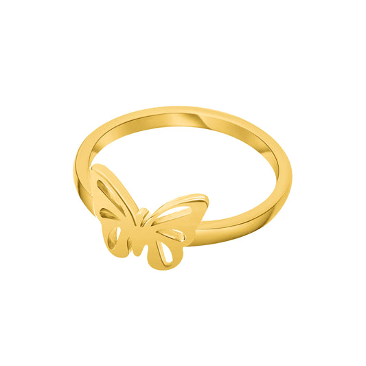 Aurelia Butterfly Ring Gold