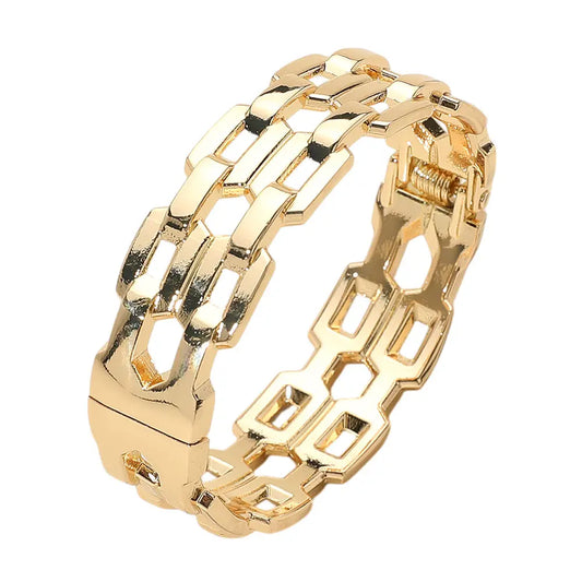 Bold Aura Cuff Gold