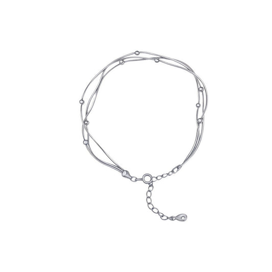 Cascade Chain Bracelet 925 Sterling Silver