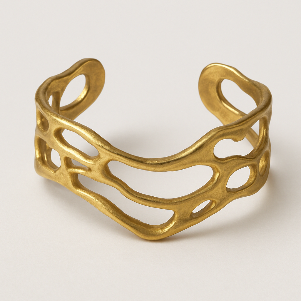 Celeste Cuff Bracelet Gold