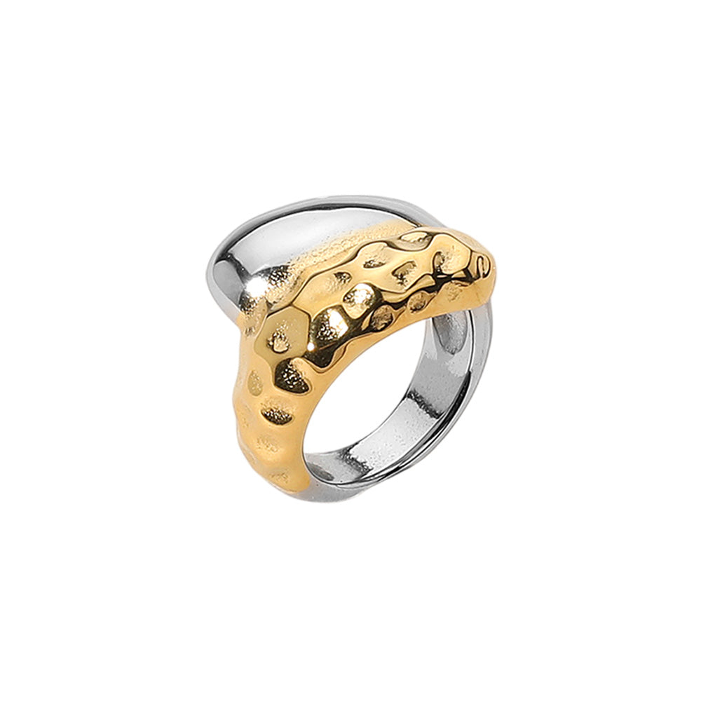 Eclipse Ring Dual gold &Silver mix