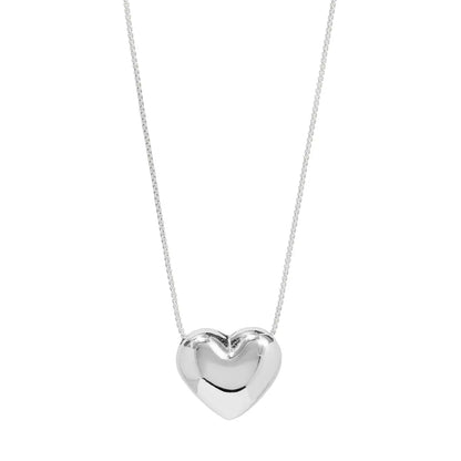 Eterna Heart Necklace 925 Sterling Silver