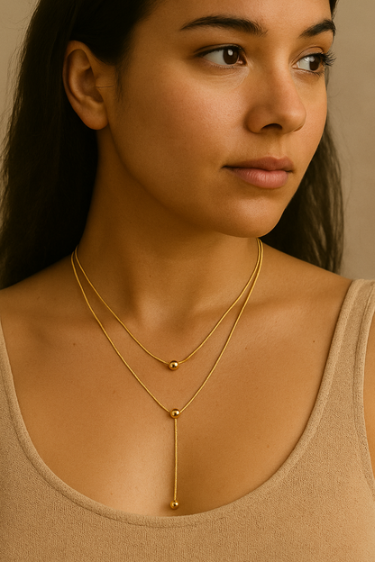 Golden Flow Necklace