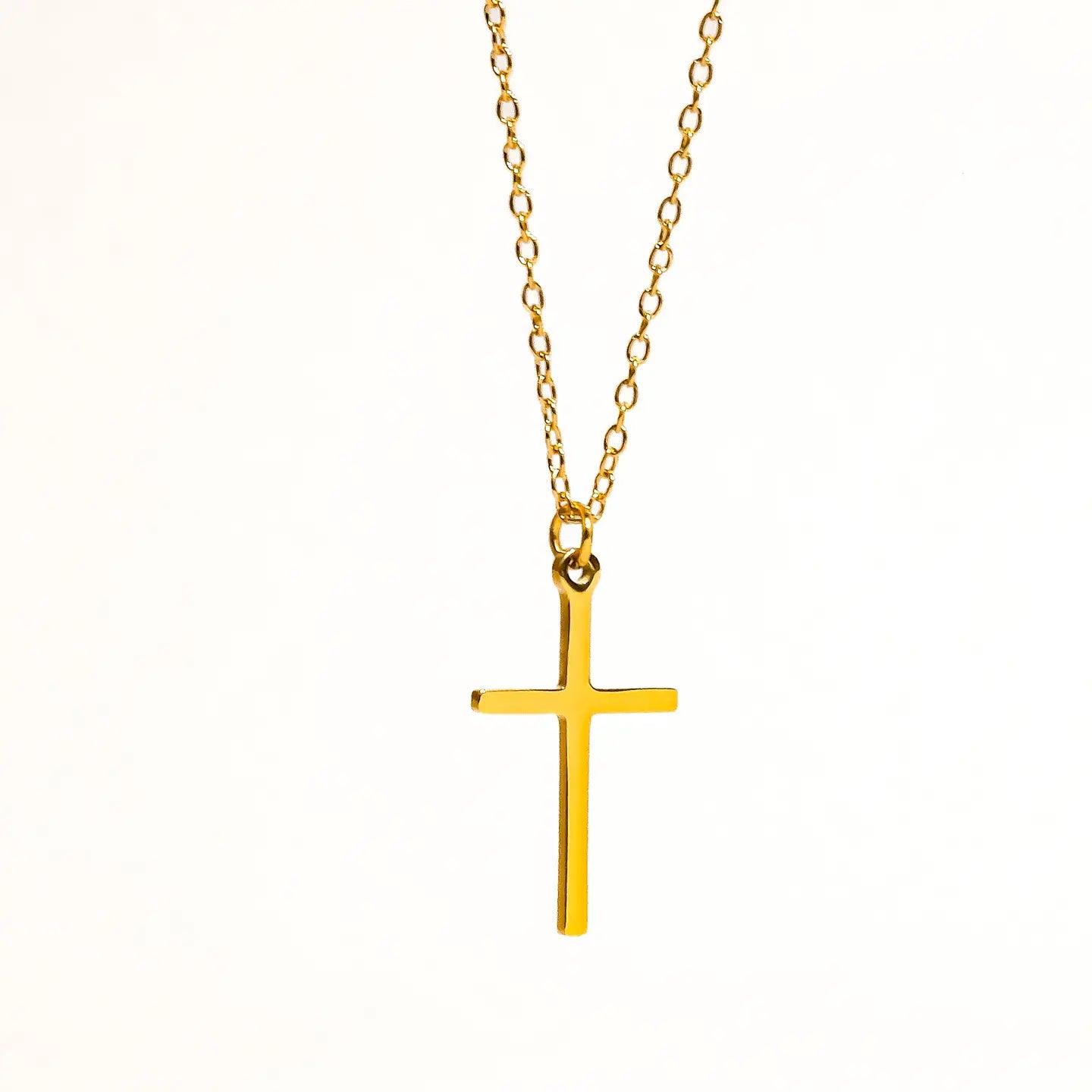 Golden Cross Necklace Gold
