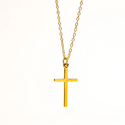 Golden Cross Necklace Gold