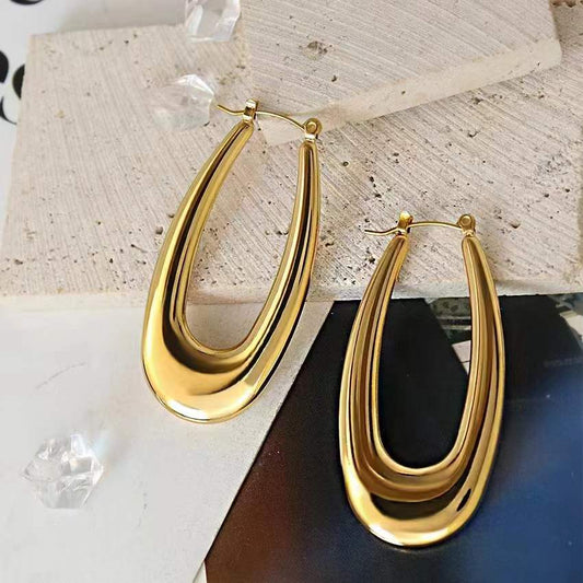 Infinity Drop  Gold & Silver Earrings