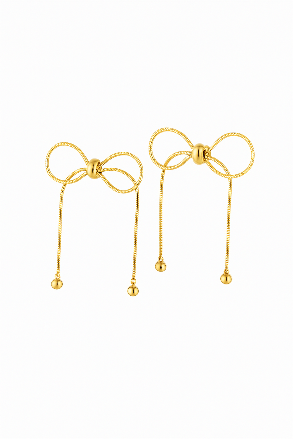 Lana Bow Earrings Gold