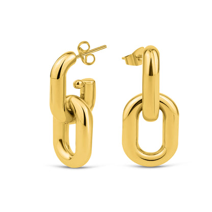Link Luxe Earrings Gold