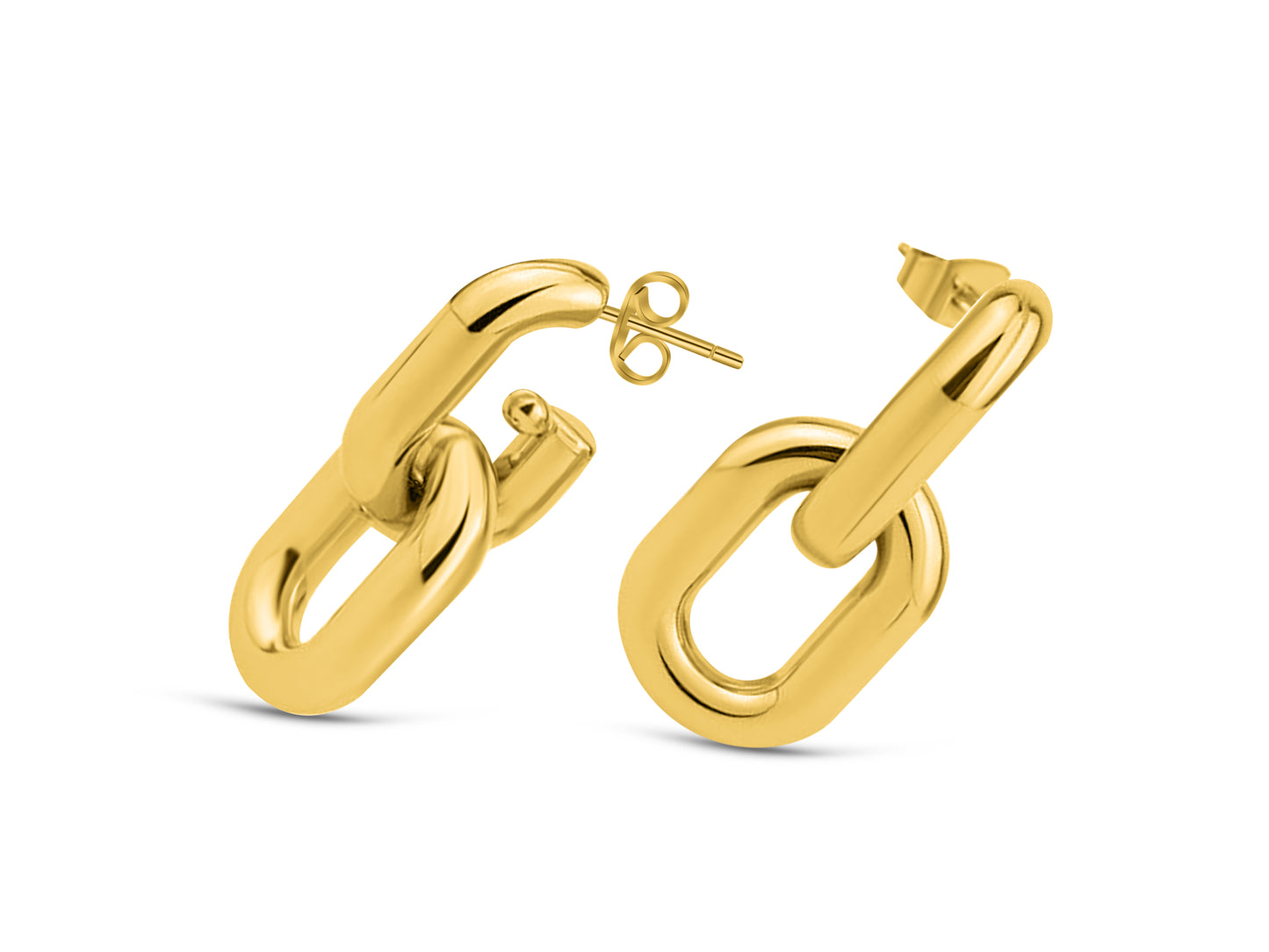 Link Luxe Earrings Gold