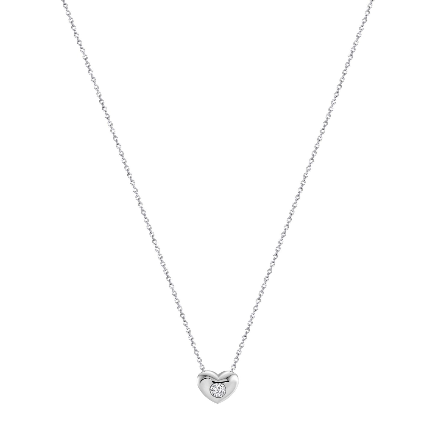 Lumier Heart Necklace 925 Sterling Silver