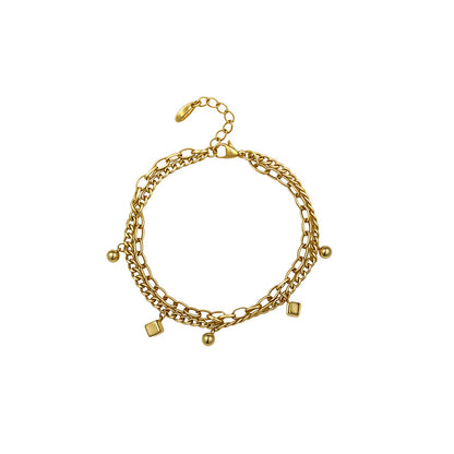 Luna Drops Chain Bracelet Gold