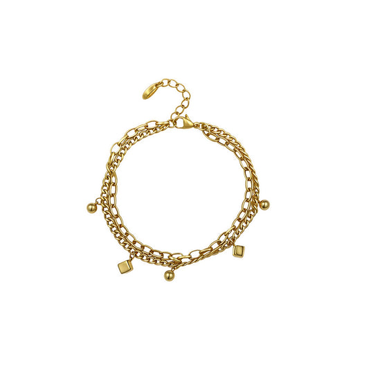 Luna Drops Chain Bracelet Gold