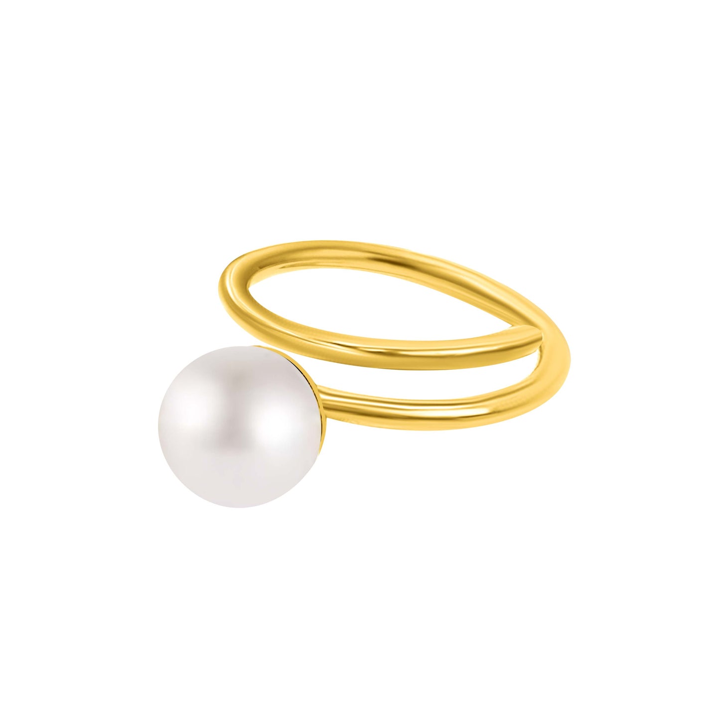 Luna Pearl Ring Gold
