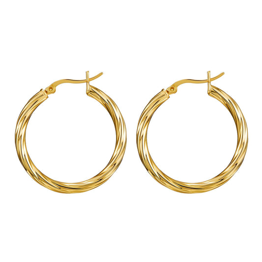 Lustre Hoops  Gold