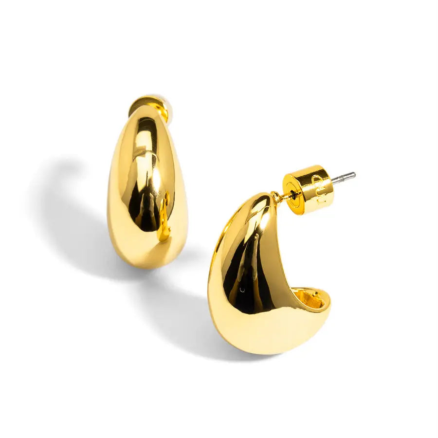 Mara Teardrop Studs Gold