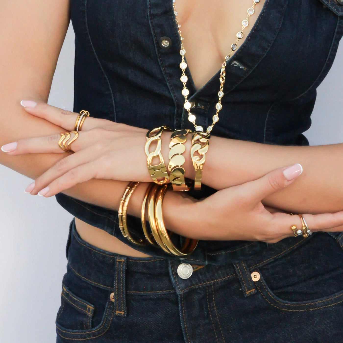 Nova Chunky Bracelet Gold