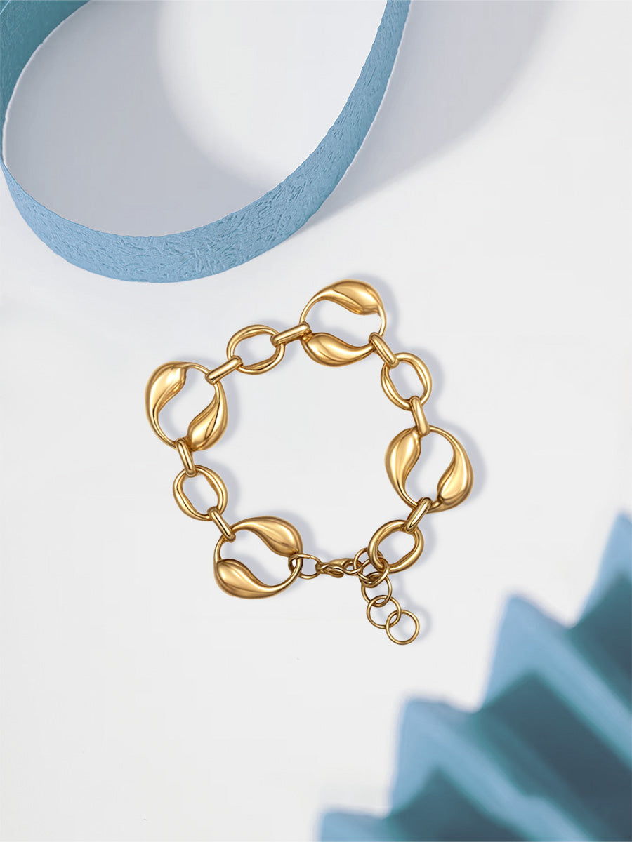 Oceana Link Bracelet Gold