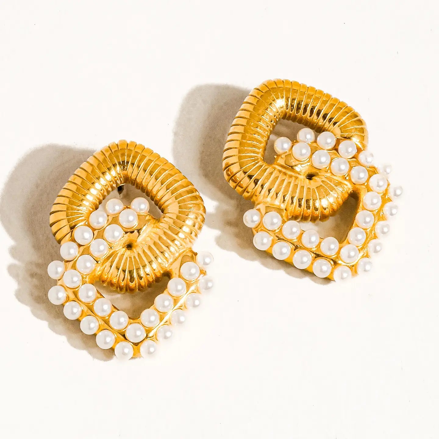 Opaline Luxe Earrings Gold