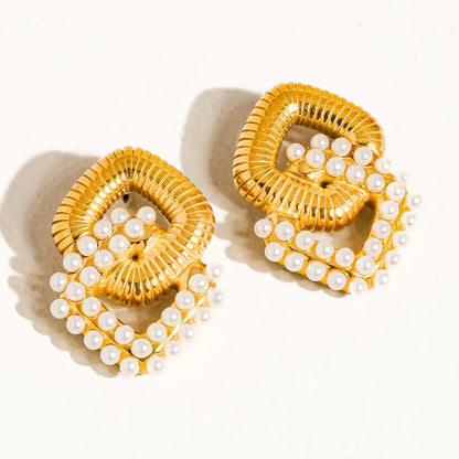 Opaline Luxe Earrings Gold