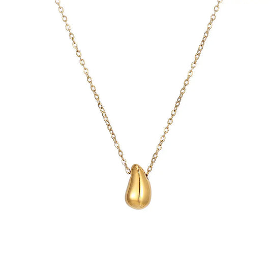 Pebble Necklace Gold