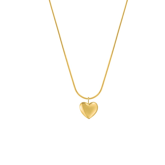 Radiant Heart Necklace Gold