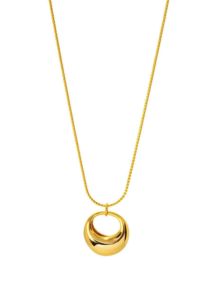 Solace Pendant Necklace Gold