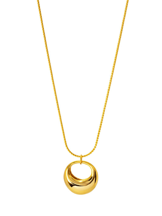 Solace Pendant Necklace Gold
