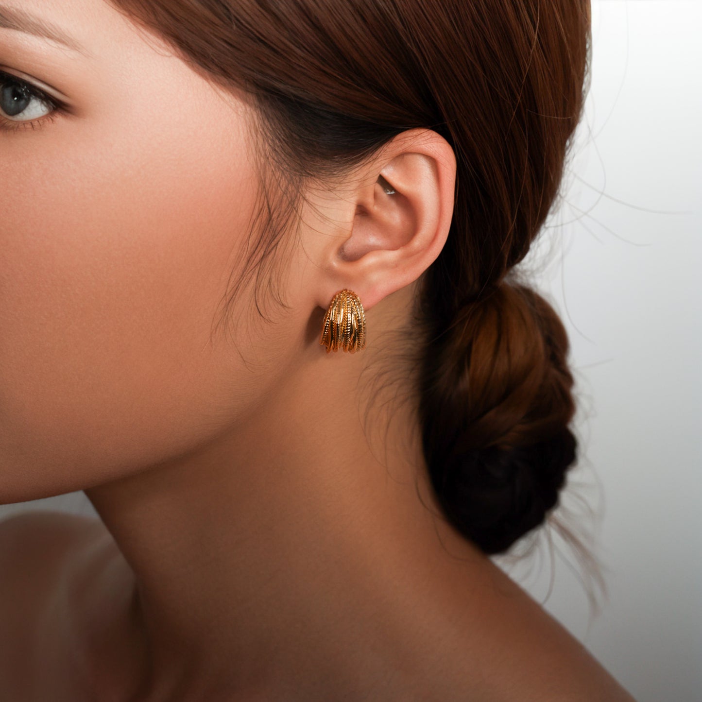 Solene Mini Hoop Gold