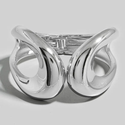 Velour wave Cuff Silver