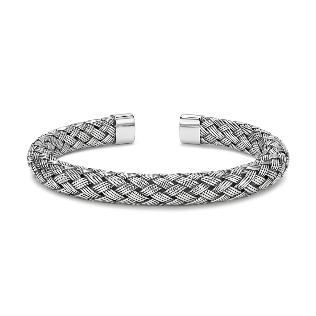 Woven Bracelet Silver